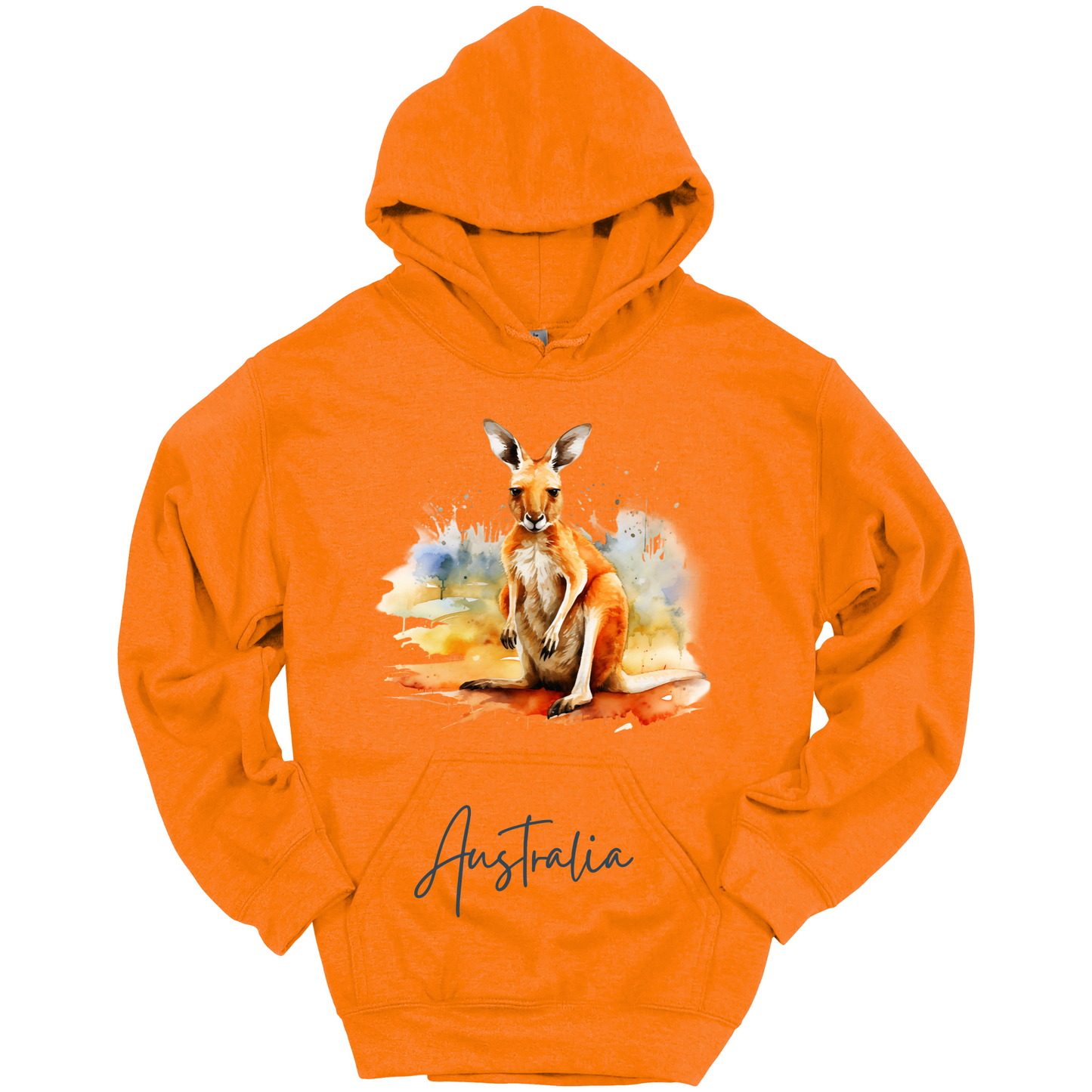 Aussie Hopper Kangaroo Travel Hoodie