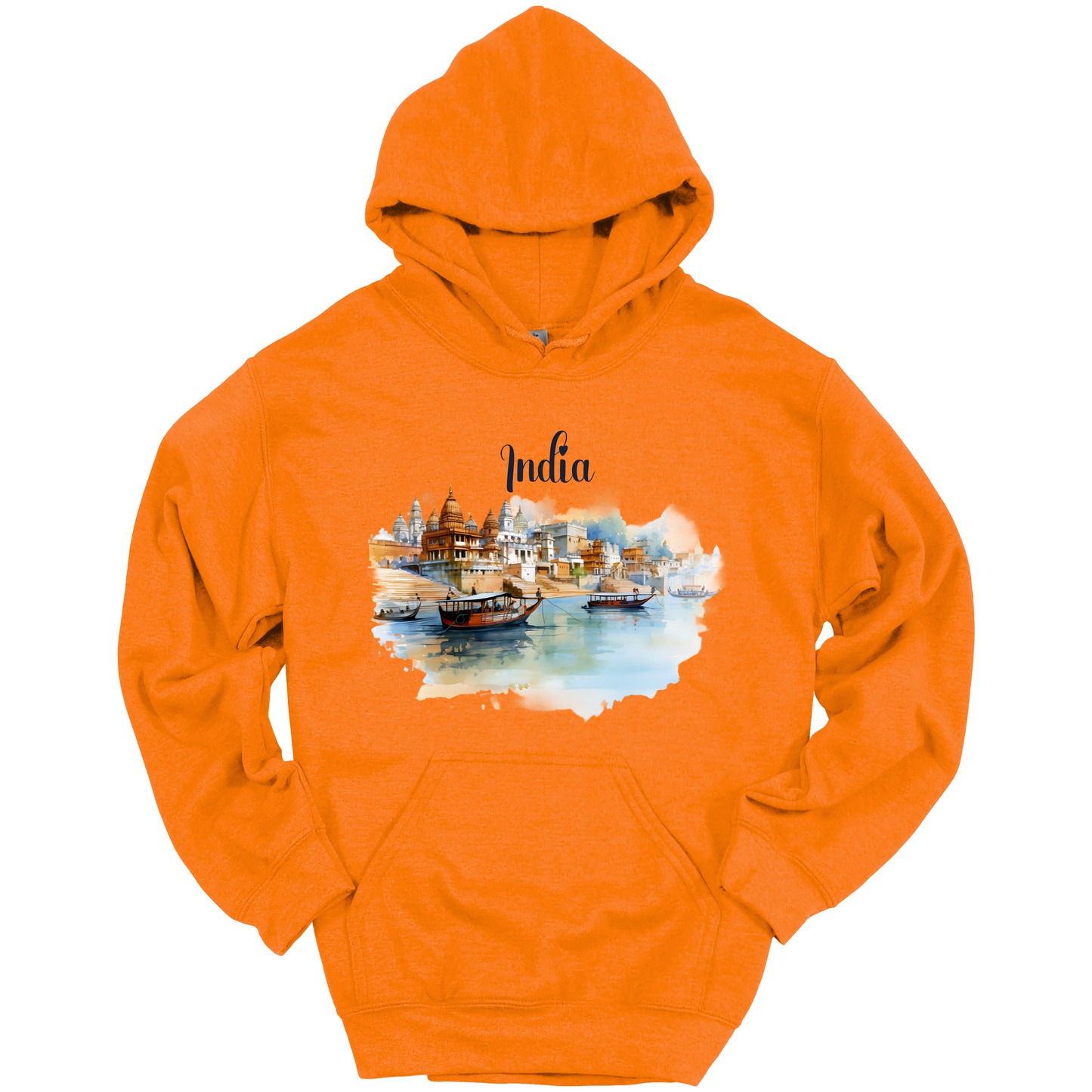 Sacred Waters: Ganga River India Hoodie