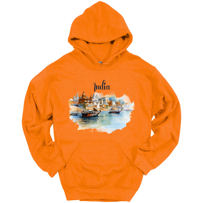 Sacred Waters: Ganga River India Hoodie