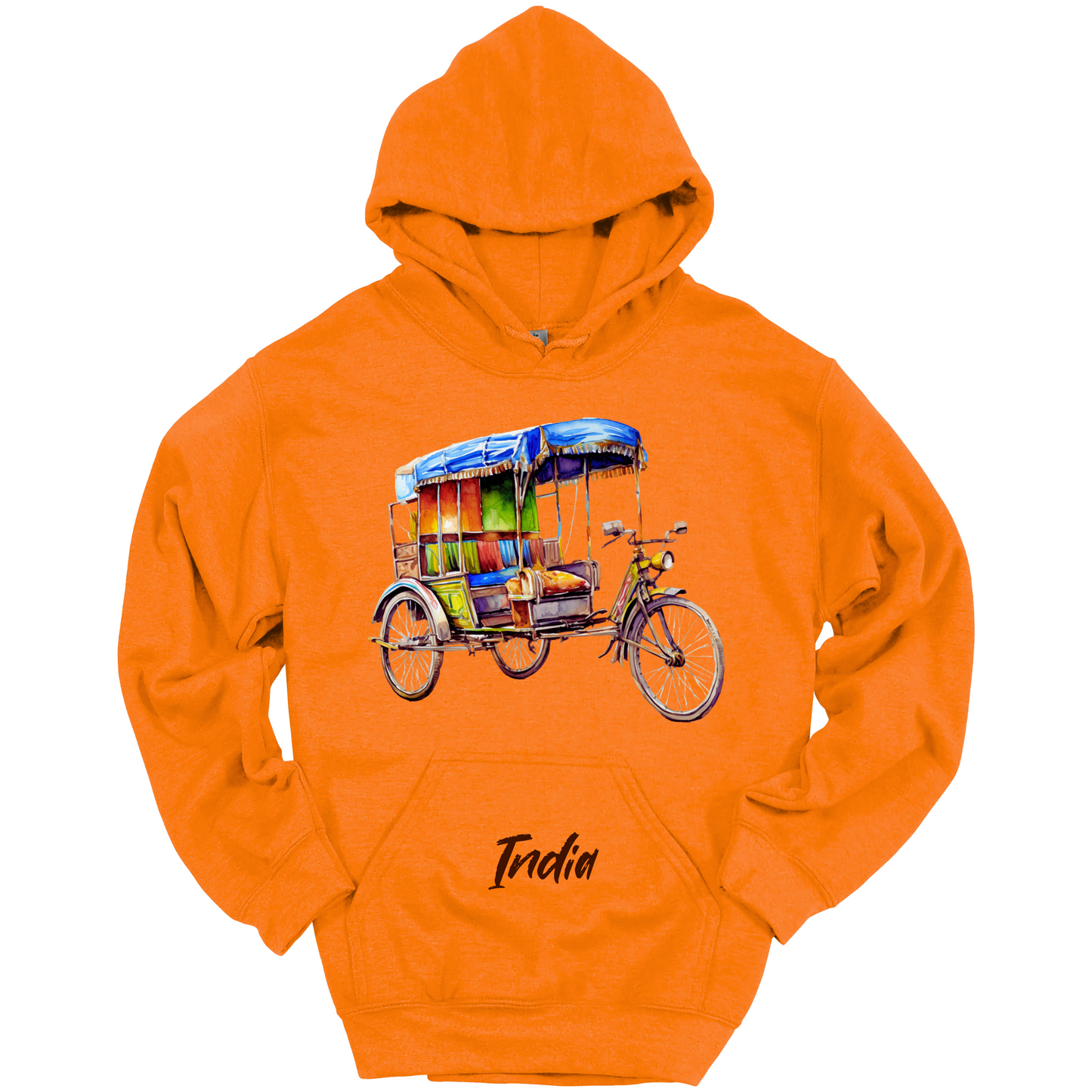Rickshaw Rides: Explore India Hoodie