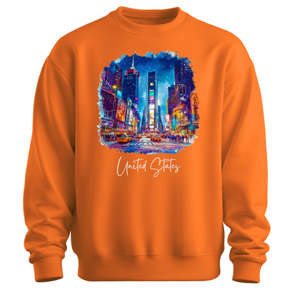 USA Time Square Sweatshirt