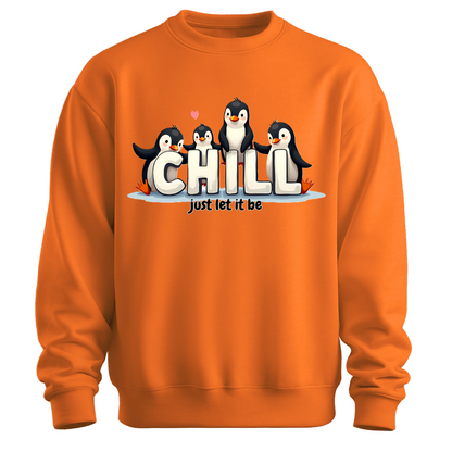 Chill Vibes Only – Penguin Edition Sweatshirt