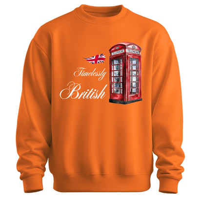 Timelessly British Red Phone Booth Unisex Sweatshirt