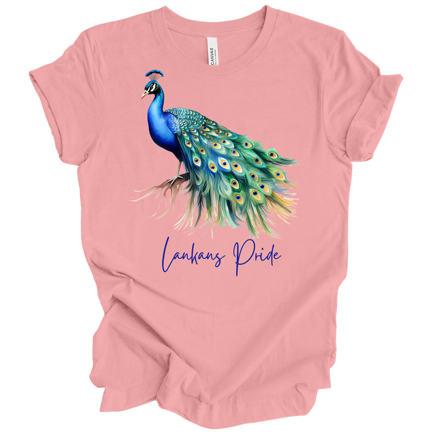 Majestic Peacock Sri Lanka Tee