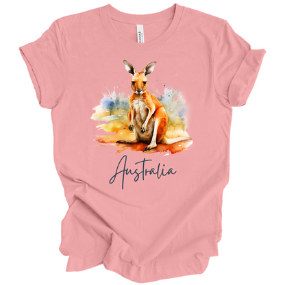 Aussie Hopper Kangaroo Travel Tee