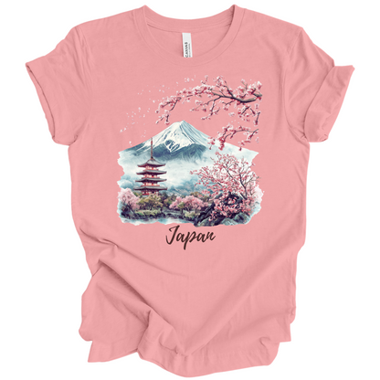 Serene Japan: Fuji & Temples Travel Tee