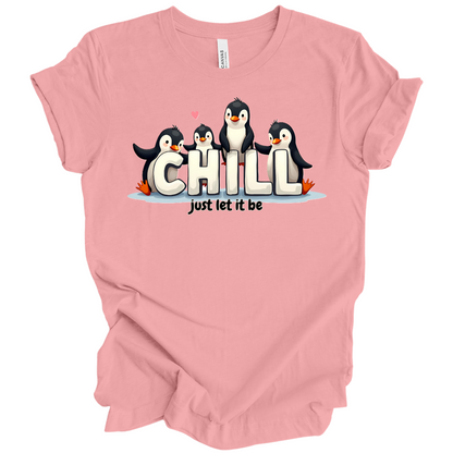 Chill Vibes Only – Penguin Edition Tee