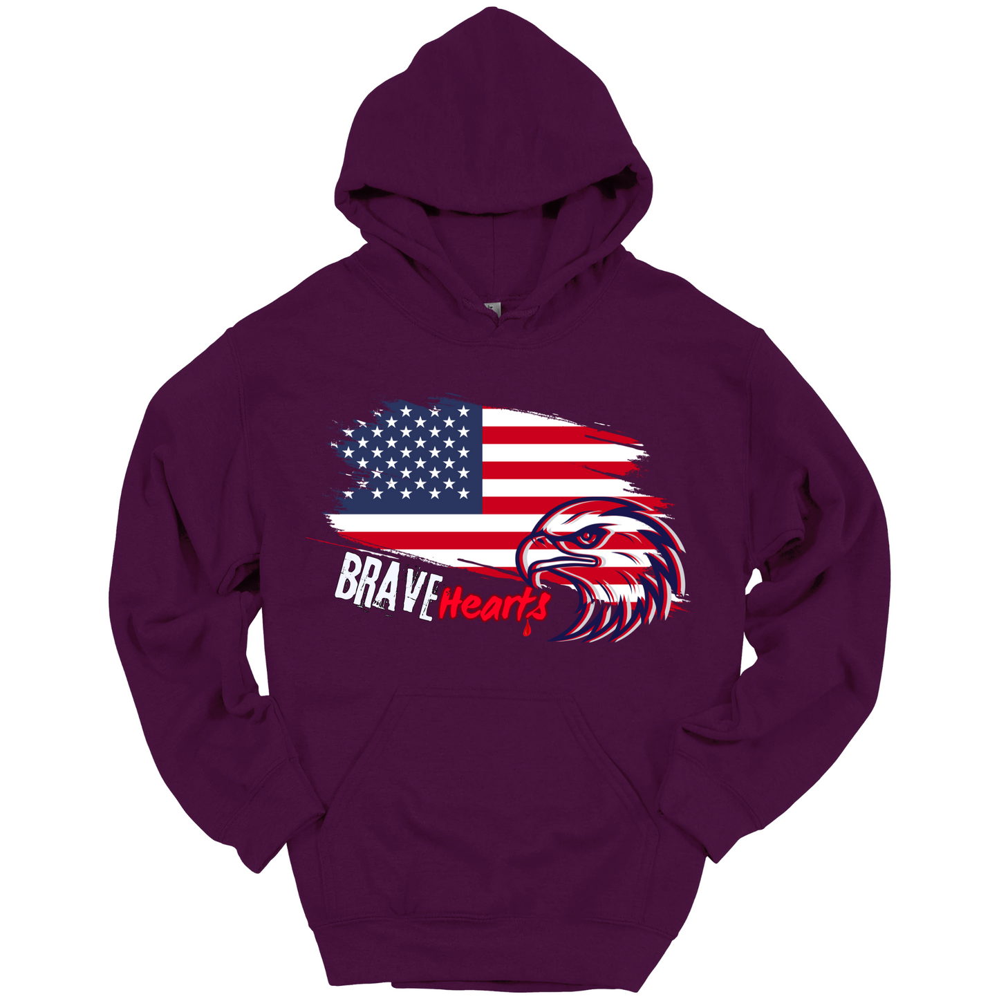 Brave Hearts – Patriot Hawk Hoodie