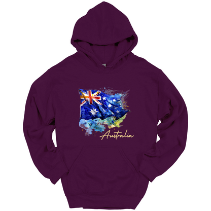 Aussie Pride Artistic Flag Hoodie