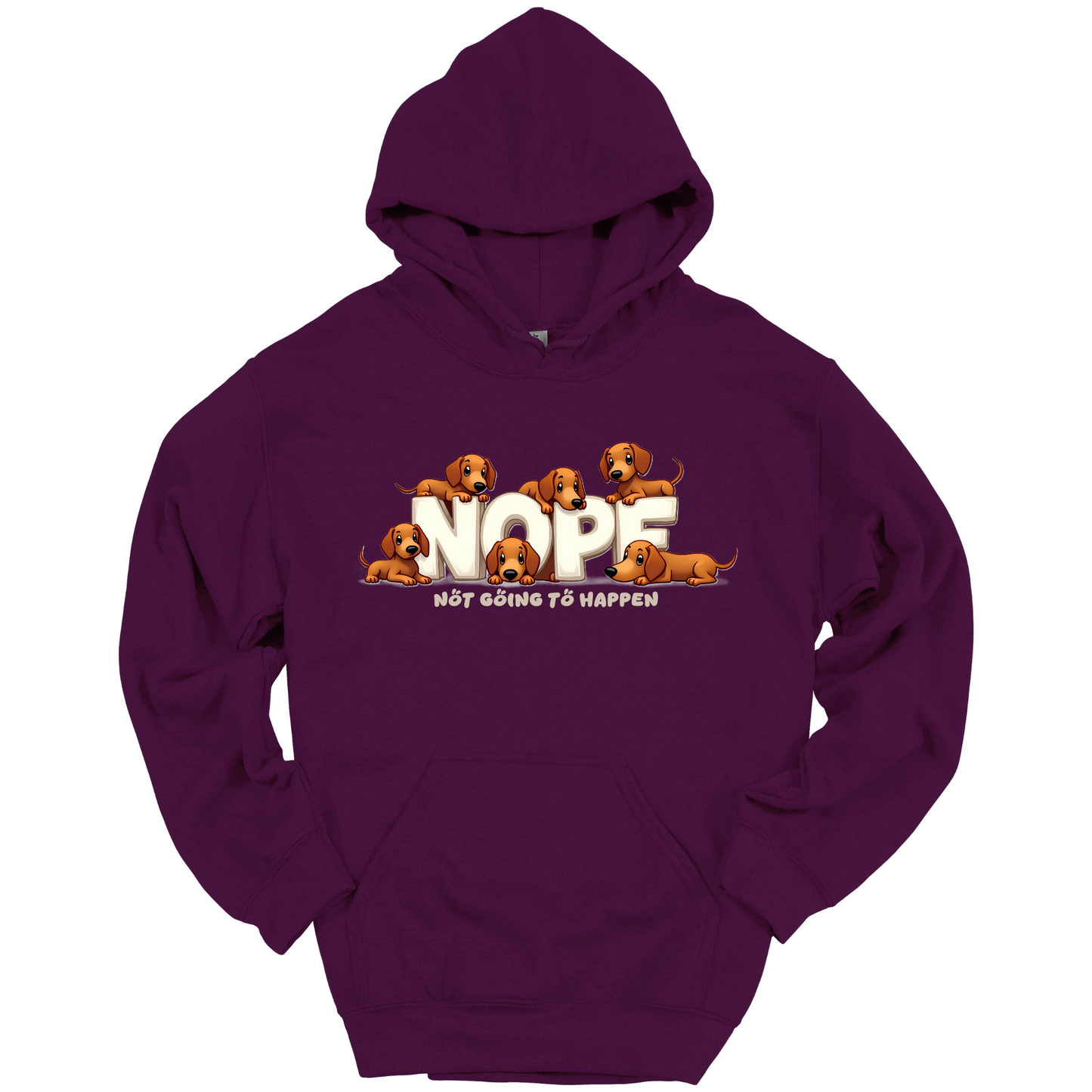 Dachshund NOPE Hoodie