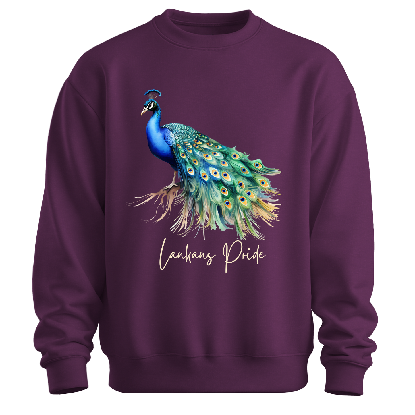 Majestic Peacock Sri Lanka Sweatshirt