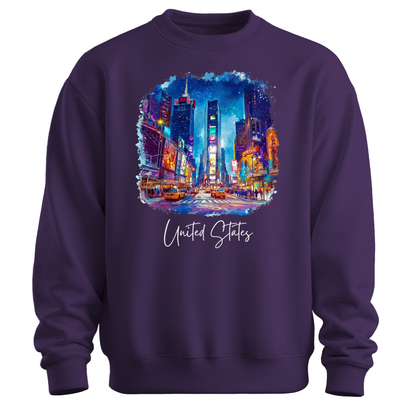 USA Time Square Sweatshirt