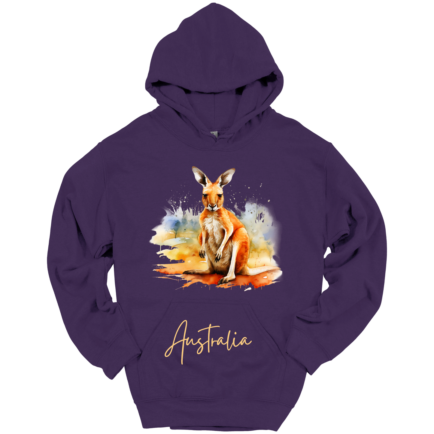 Aussie Hopper Kangaroo Travel Hoodie