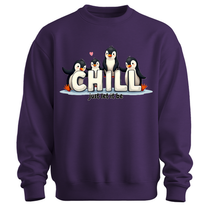 Chill Vibes Only – Penguin Edition Sweatshirt