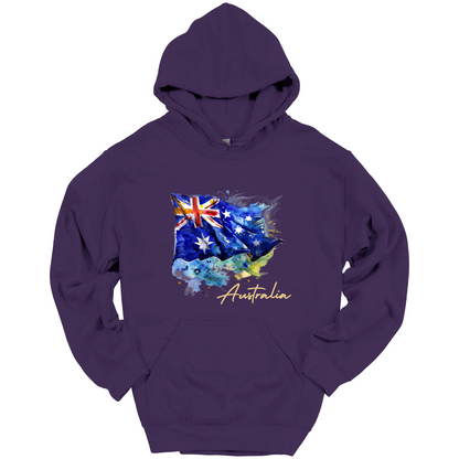 Aussie Pride Artistic Flag Hoodie