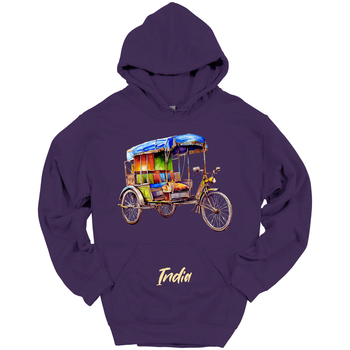 Rickshaw Rides: Explore India Hoodie