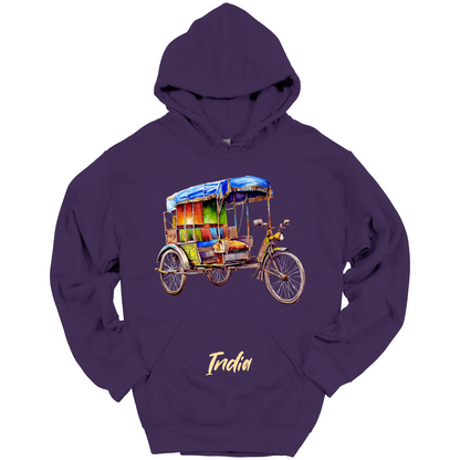 Rickshaw Rides: Explore India Hoodie