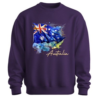 Aussie Pride Artistic Flag Sweatshirt