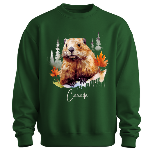 Hamster Explorer: Canada Adventure Unisex Sweatshirt