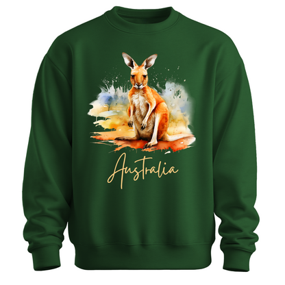 Aussie Hopper Kangaroo Travel Sweatshirt