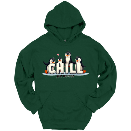 Chill Vibes Only – Penguin Edition Hoodie