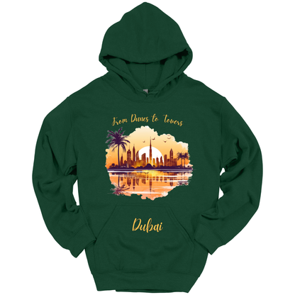 From Dunes to Towers: Dubai Adventure Hoodie