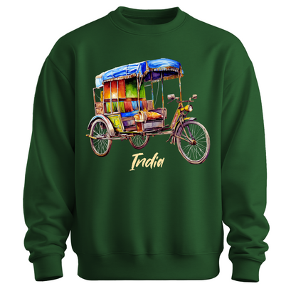 Rickshaw Rides: Explore India Sweatshirt