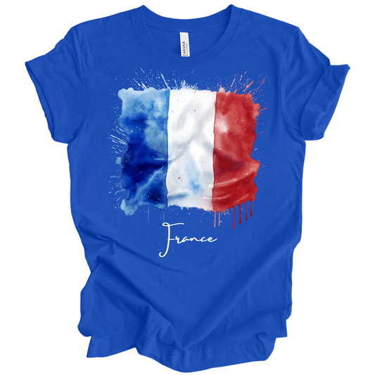 Vive La France: French Flag Tee