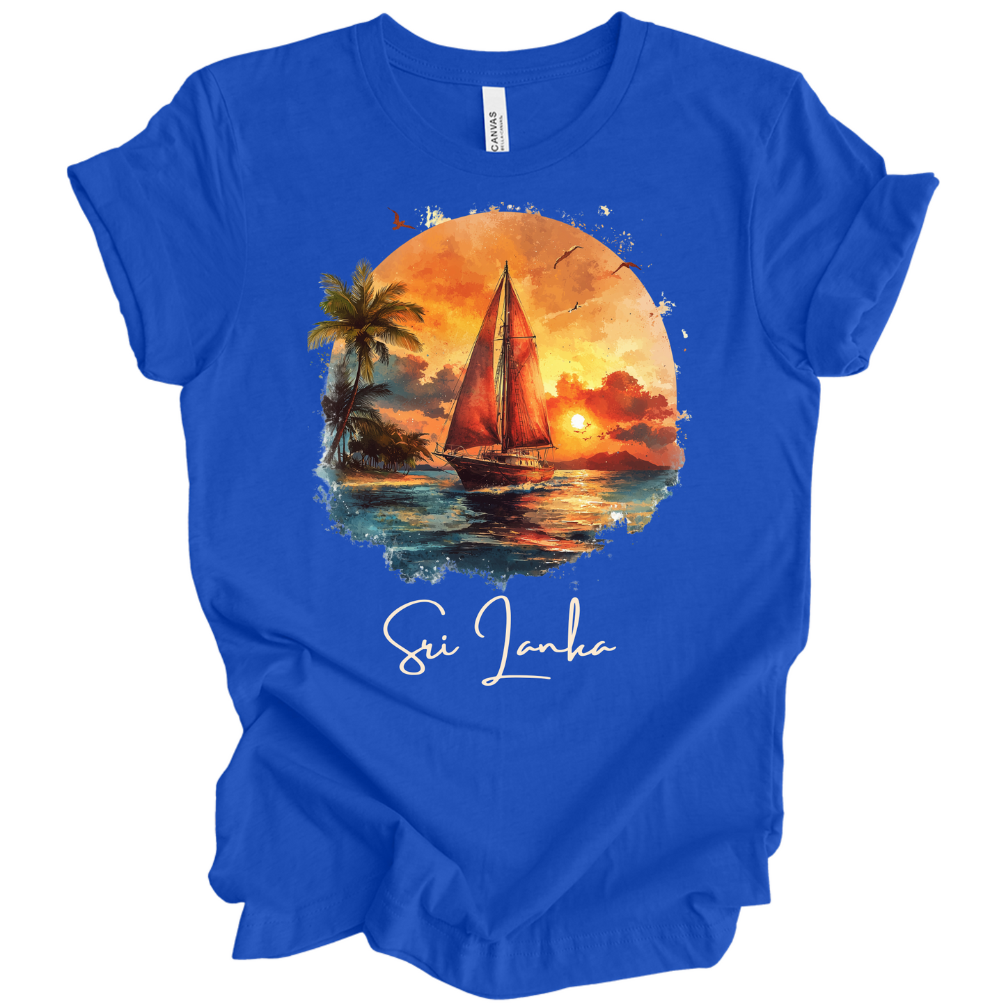 Sri Lanka Sunset Drift Tee