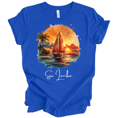Sri Lanka Sunset Drift Tee