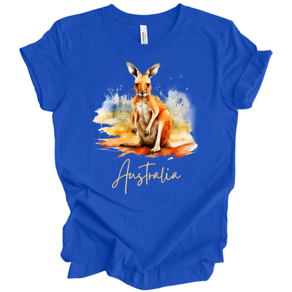 Aussie Hopper Kangaroo Travel Tee