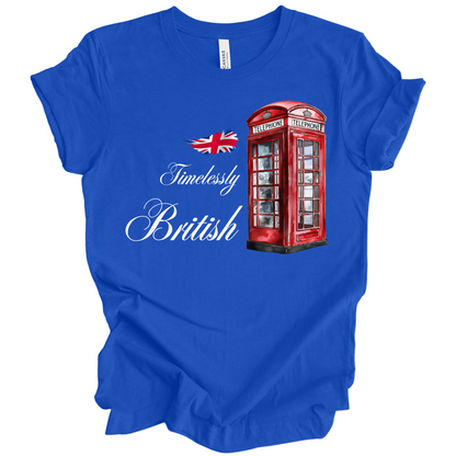 Timelessly British Red Phone Booth Unisex T-shirt