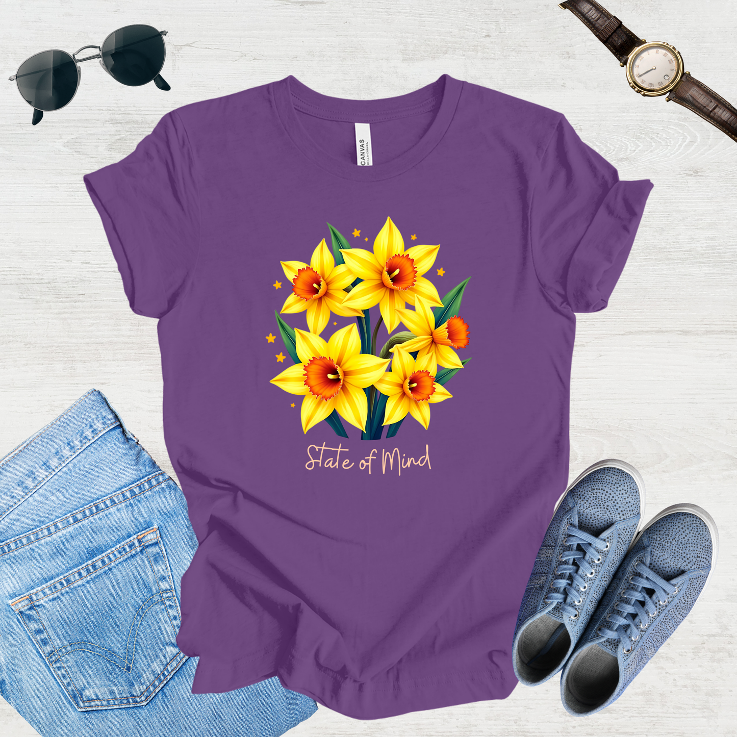 State of Mind Daffodil Bloom Tee