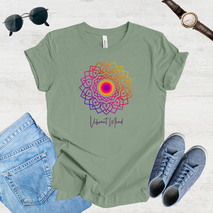 Vibrant Mind Mandala Unisex Tee