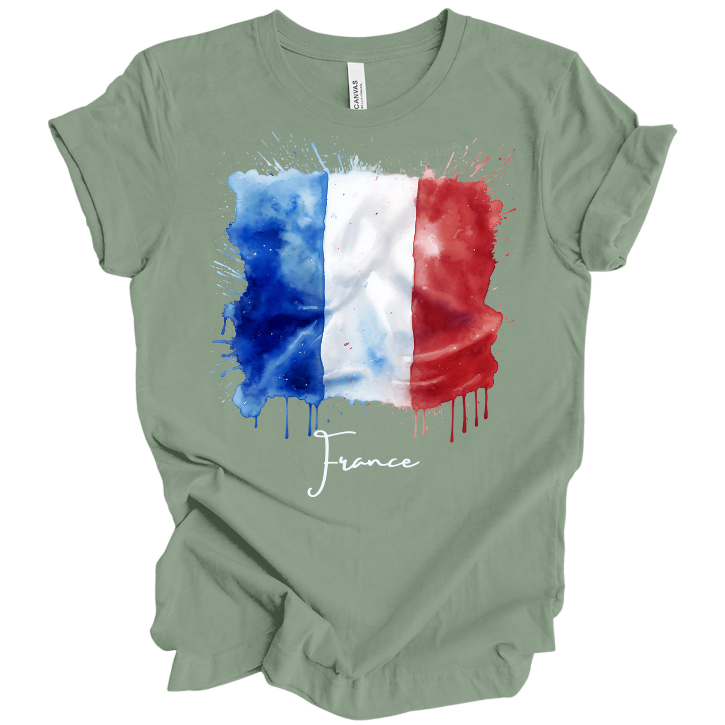 Vive La France: French Flag Tee