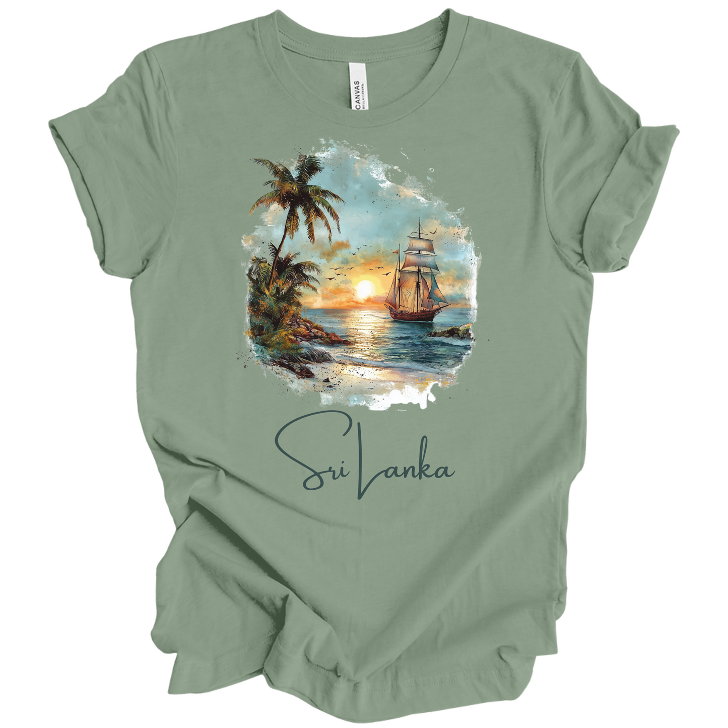 Sri Lanka Escape: Coastal Paradise Tee