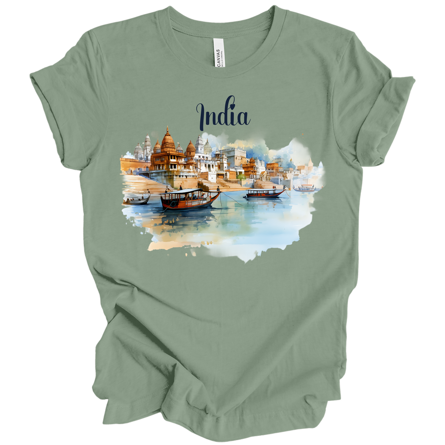 Sacred Waters: Ganga River India Tee