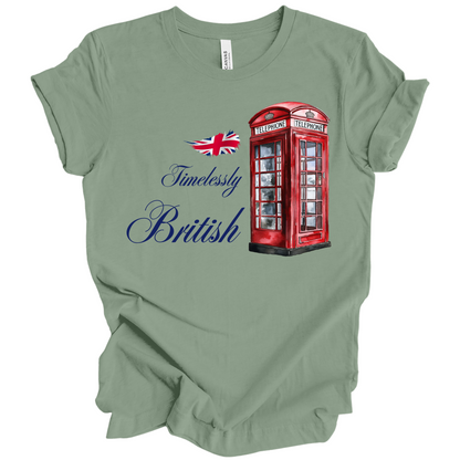Timelessly British Red Phone Booth Unisex T-shirt