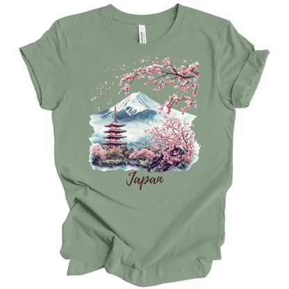 Serene Japan: Fuji & Temples Travel Tee