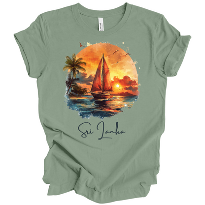 Sri Lanka Sunset Drift Tee
