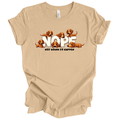 Dachshund NOPE Tee