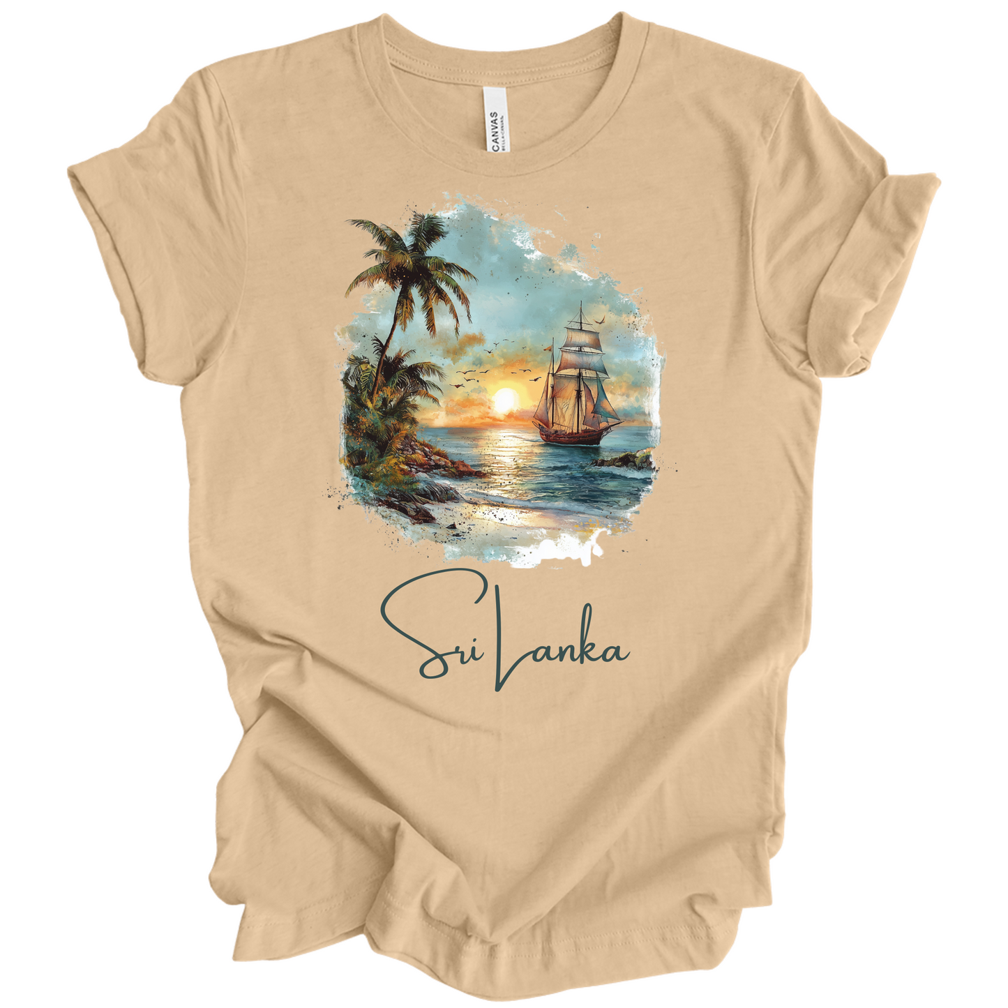 Sri Lanka Escape: Coastal Paradise Tee