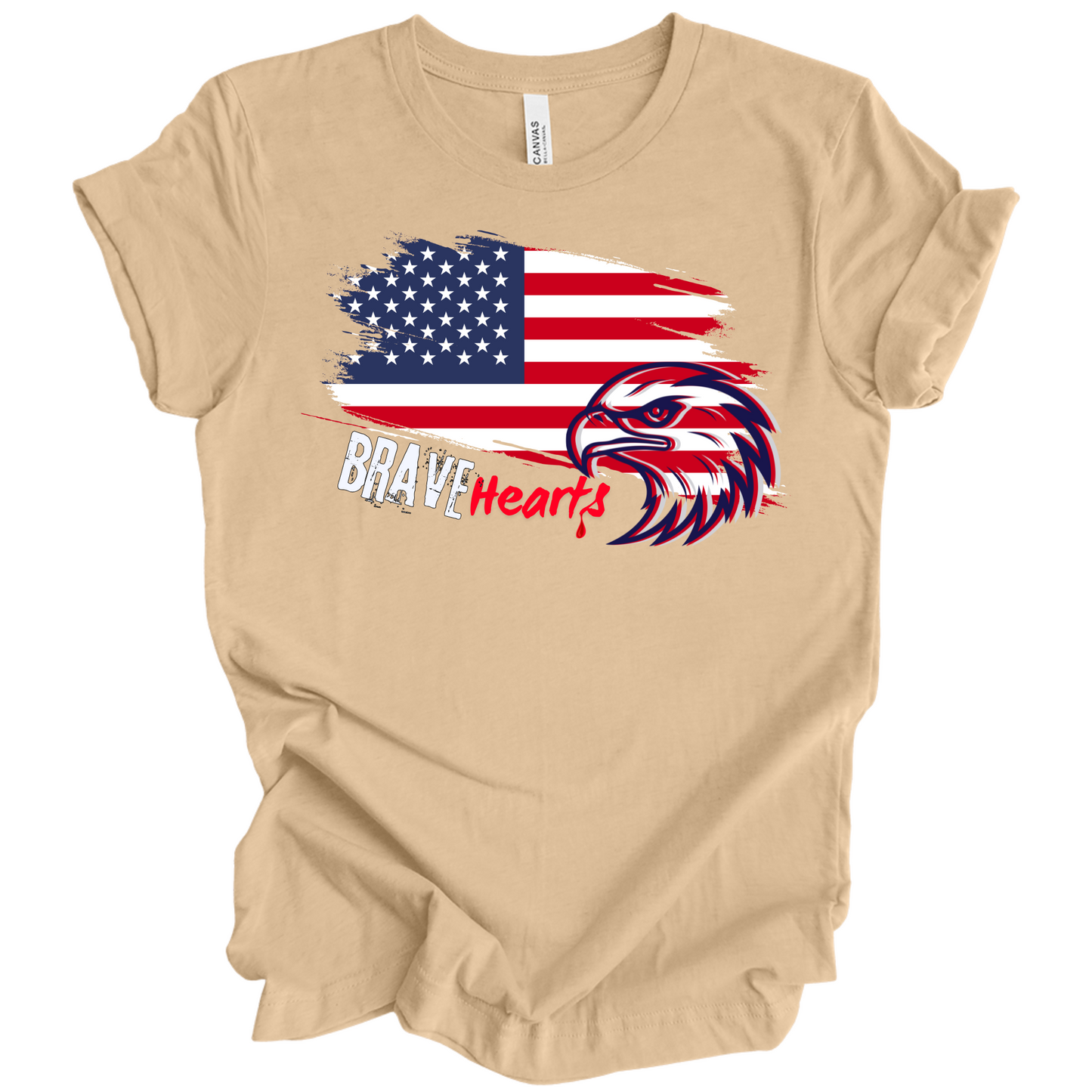 Brave Hearts – Patriot Hawk Tee