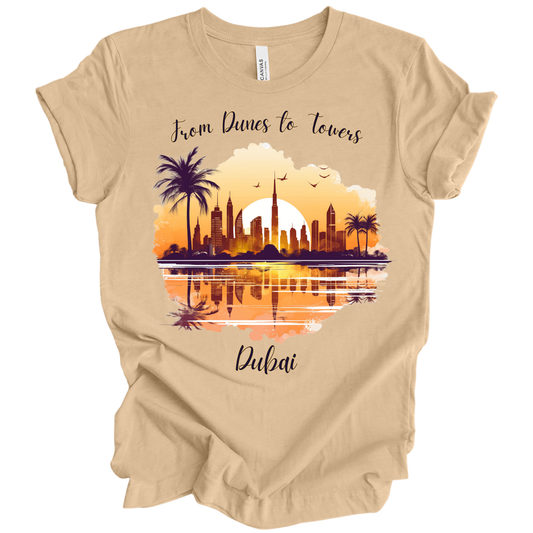 From Dunes to Towers: Dubai Adventure Tee