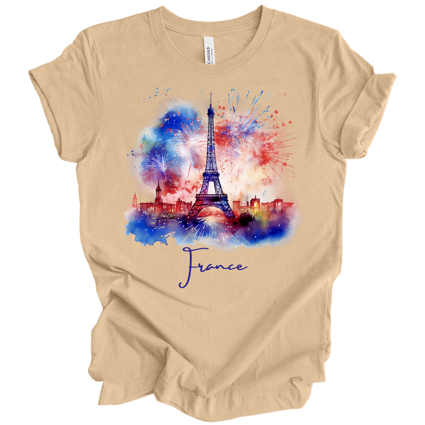 Wanderlust France, Paris: Eiffel Tower Tee