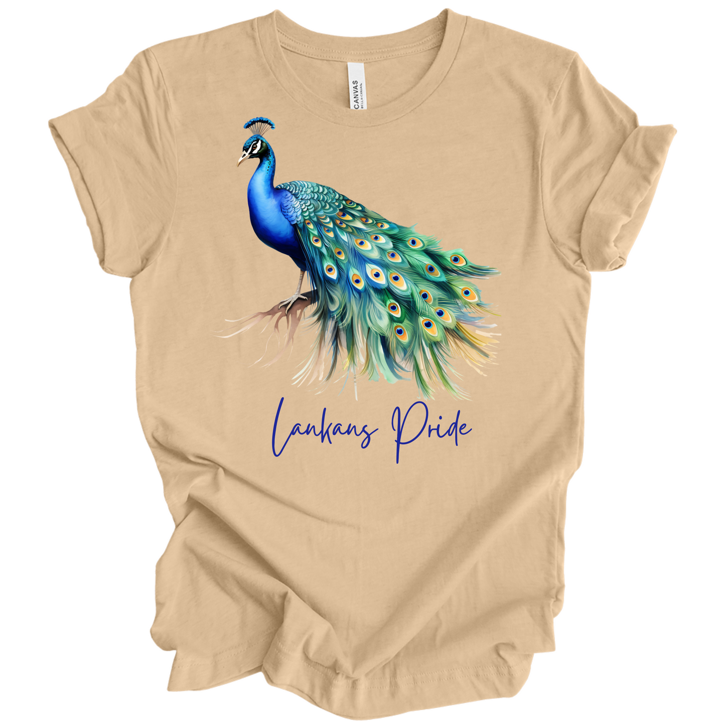 Majestic Peacock Sri Lanka Tee