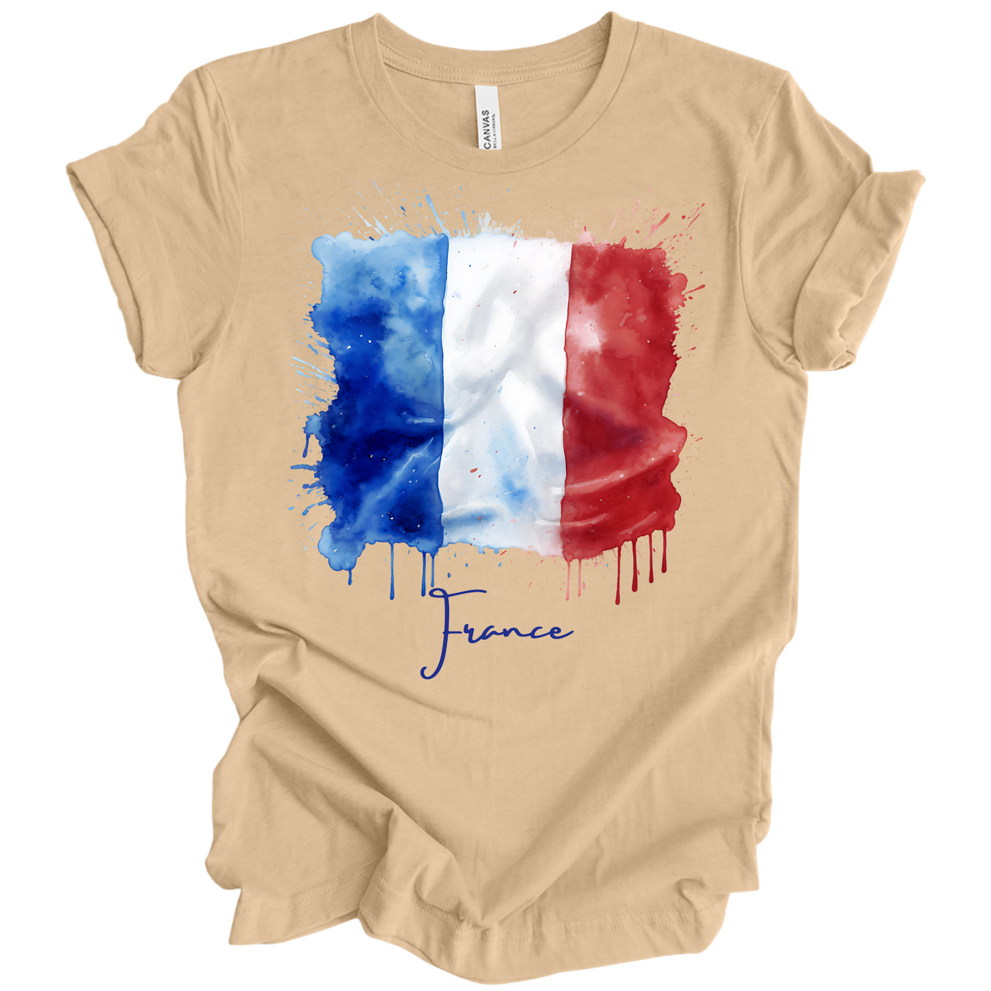 Vive La France: French Flag Tee