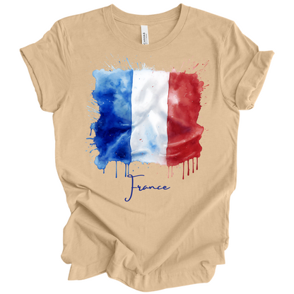 Vive La France: French Flag Tee