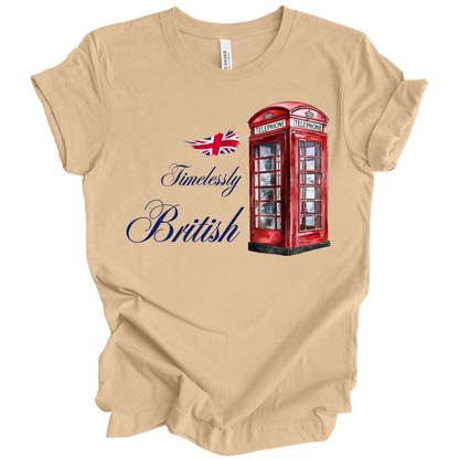 Timelessly British Red Phone Booth Unisex T-shirt