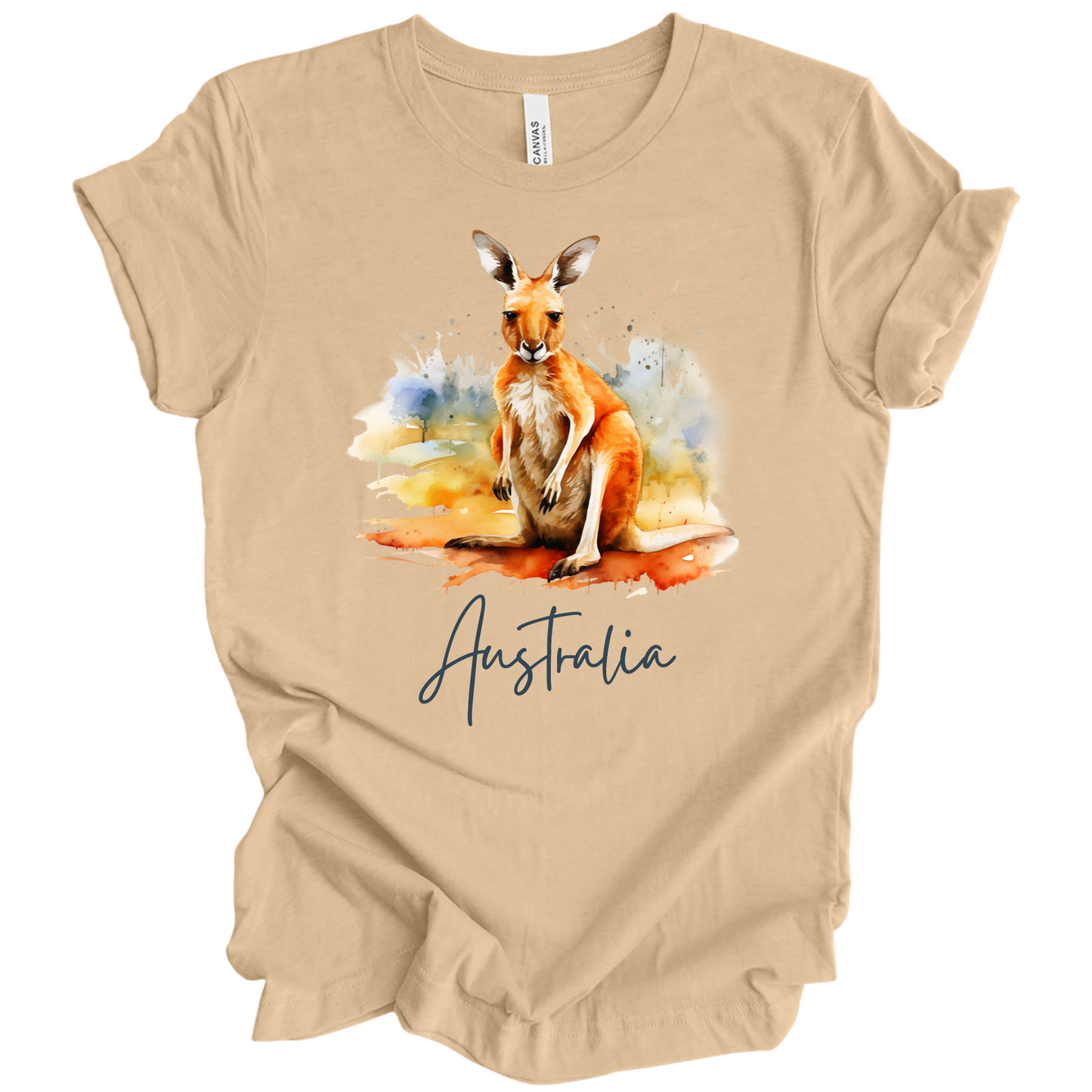 Aussie Hopper Kangaroo Travel Tee